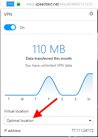 opera VPN slow speeds