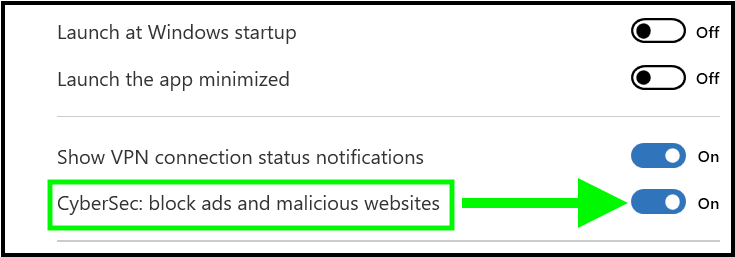 NordVPN CyberSec Malvertising
