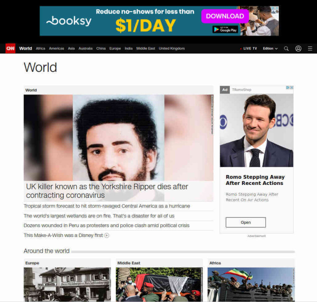cnn with ads