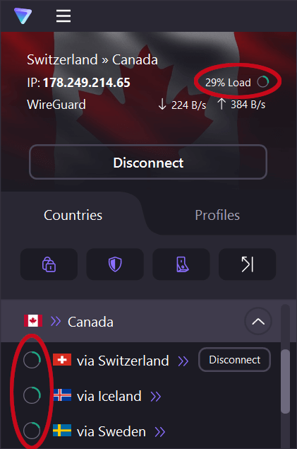 Proton VPN Secure Core Servers