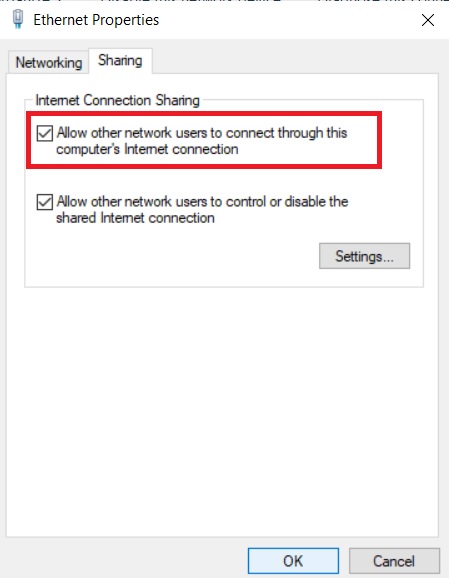 VPN for Xbox:Ethernet Properties