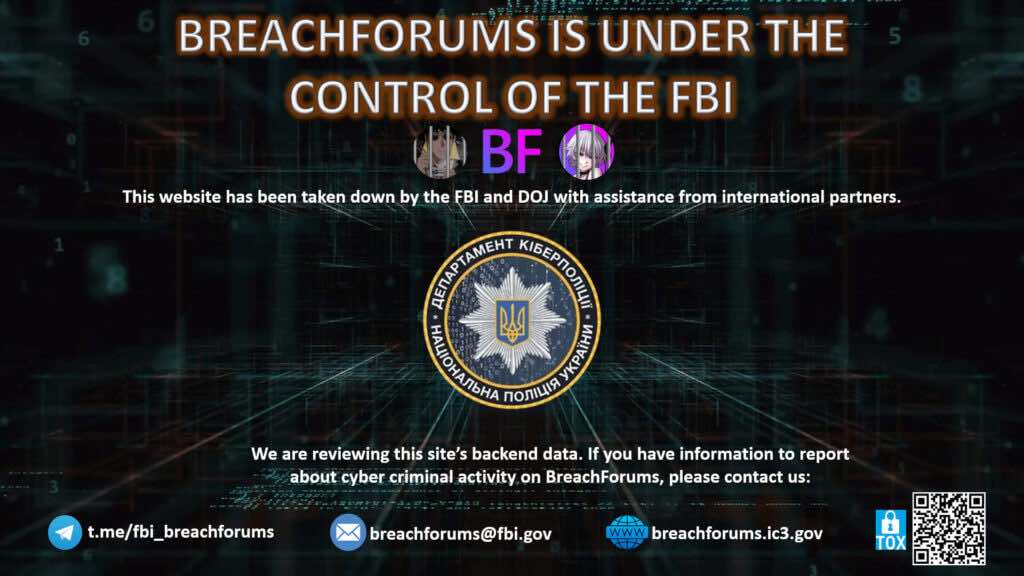 FBI Seizes Major Hacking Forum BreachForums in Global Crackdown