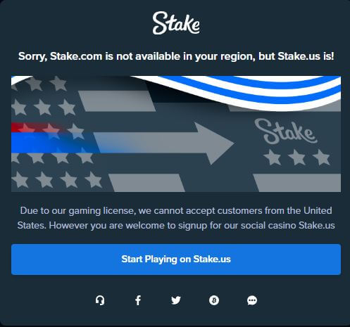Stake blocked US