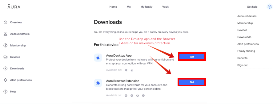 Aura User Interface