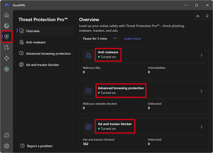 NordVPN Threat Protection Pro version