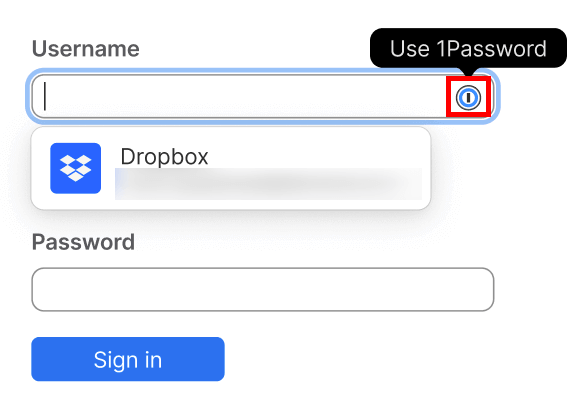 1password autofill