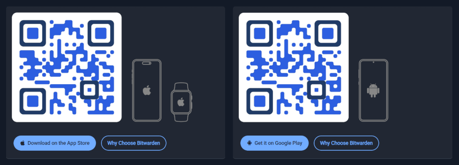 Bitwarden mobile apps
