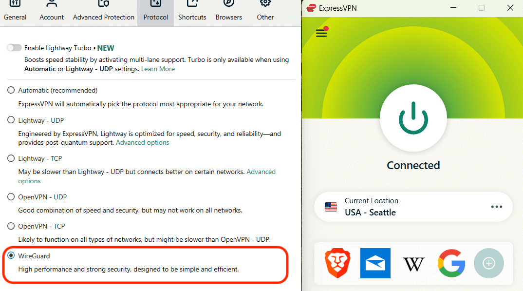 ExpressVPN WireGuard