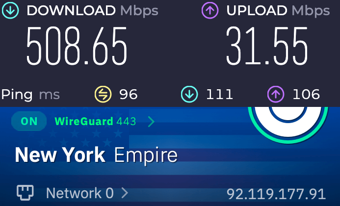 NY 508 speed test
