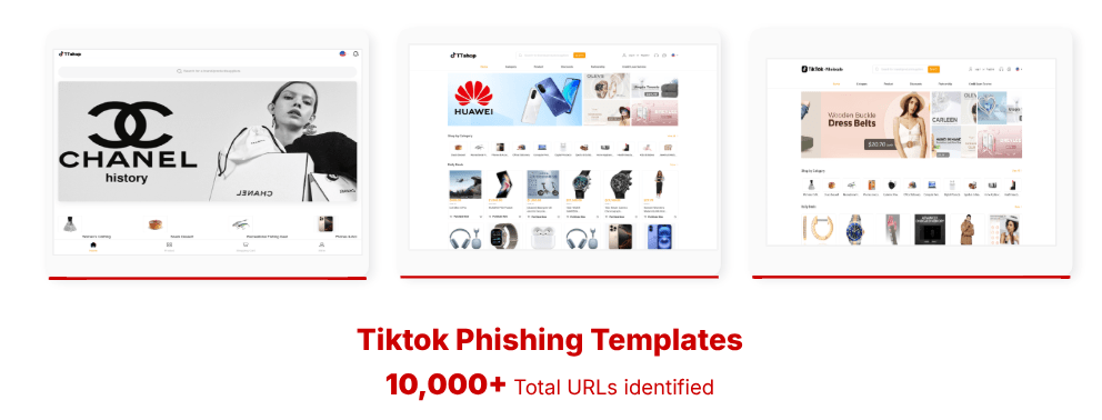 Tiktok phishing templates