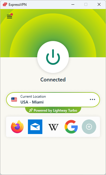 ExpressVPN with Lightway Turbo