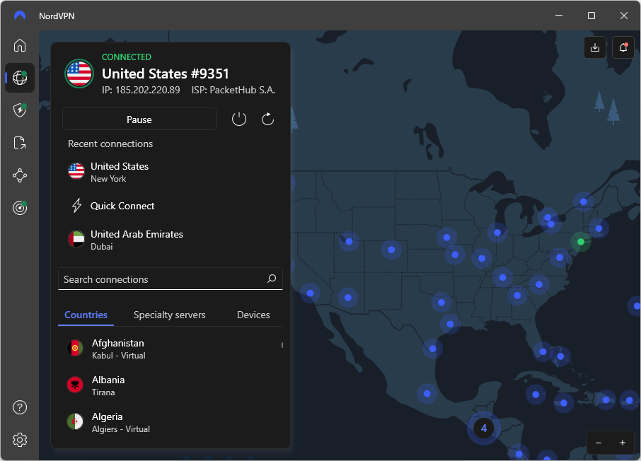 NordVPN for Windows Desktop