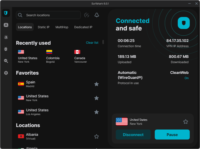 Surfshark 6.0.1