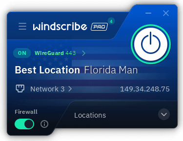 Windscribe app compact