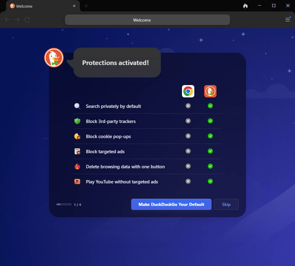 DuckDuckGo browser
