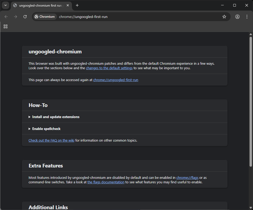 Ungoogled Chromium