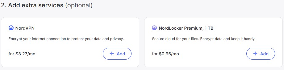 NordPass extra services