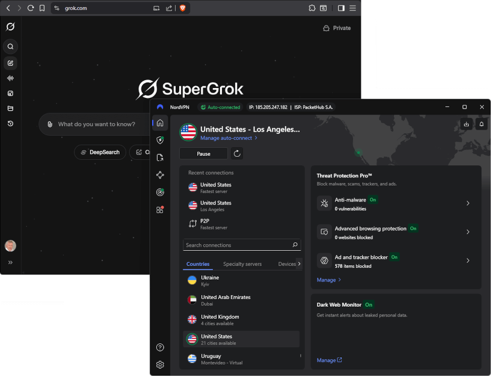 NordVPN for Grok