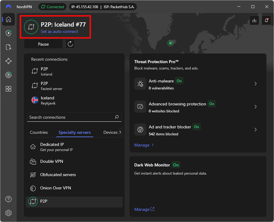 NordVPN for torrenting