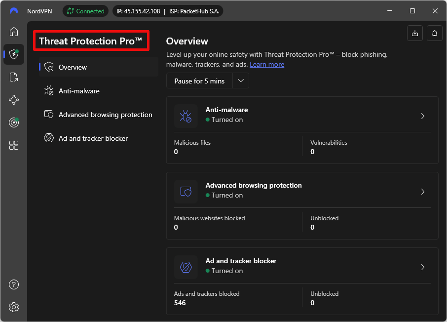NordVPN Threat Protection Pro