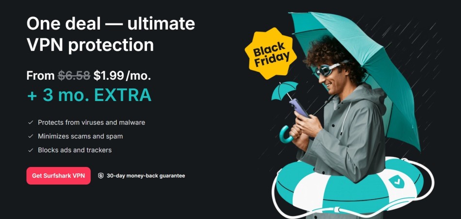 Black Friday Deal - Surfshark