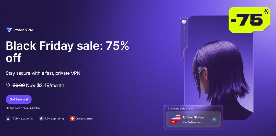 Black Friday Deal - Proton VPN
