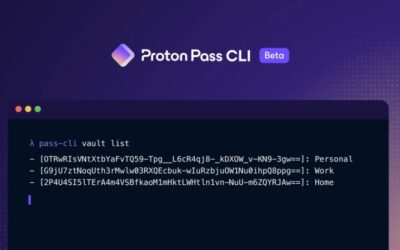 Proton Pass CLI debuts for encrypted vault access in the terminal