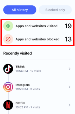 Aura Parental Controls app