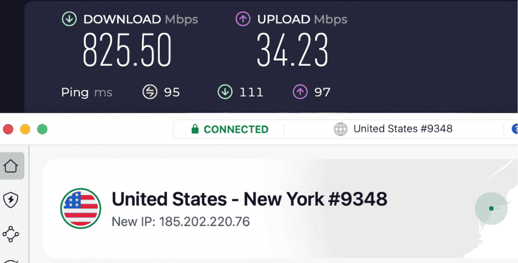 NordVPN speed New York online poker