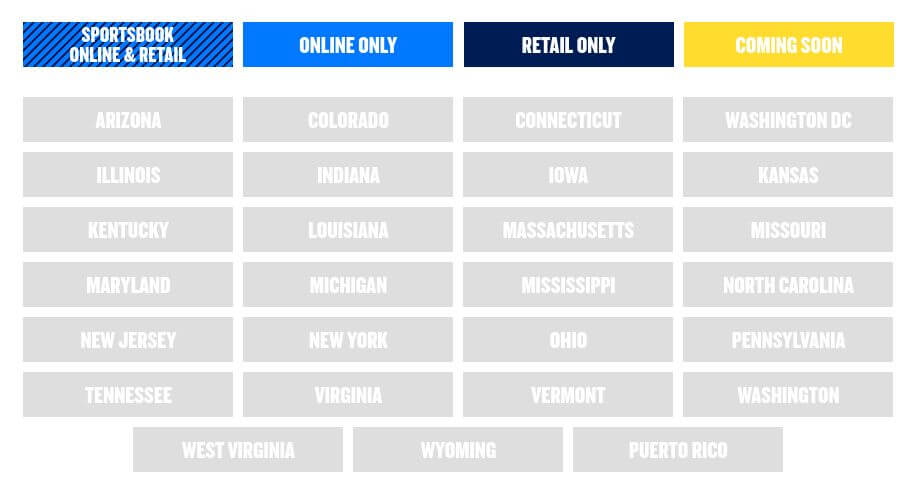 FanDuel locations December 2025