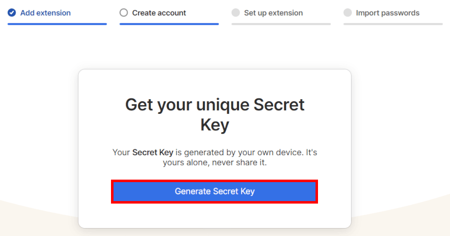 1Password Getting Your secret key