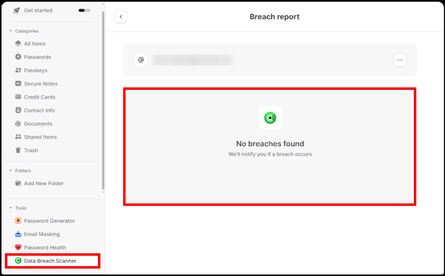 NordPass no data breach found