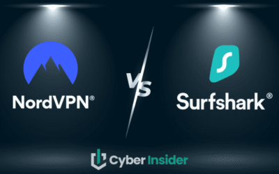 NordVPN vs. Surfshark comparison featured image CyberInsider