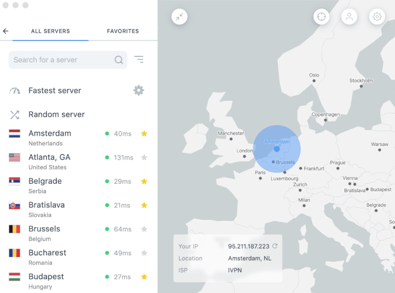 IVPN app for Windows