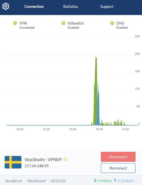 OVPN on Windows app