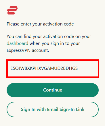 ExpressVPN Activation Code