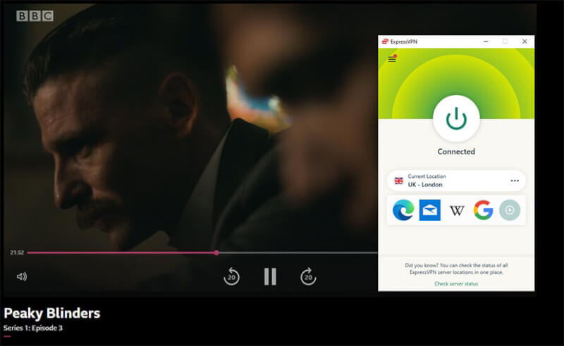 ExpressVPN BBC iPlayer watch