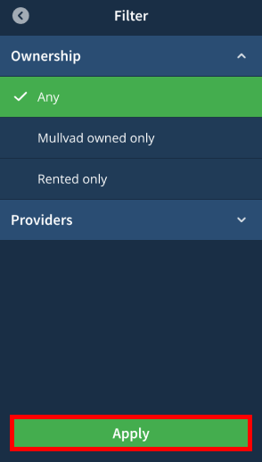 Mullvad filter servers by ownership