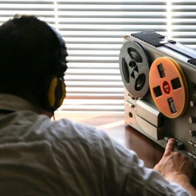 Standard fiber optic cables can be turned into remote microphones