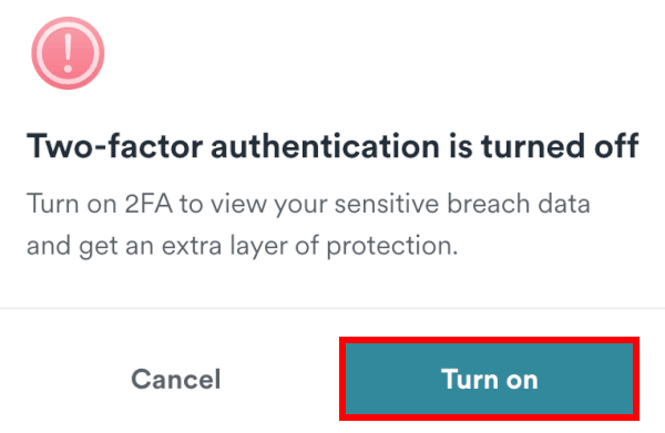 Surfshark 2FA turn on