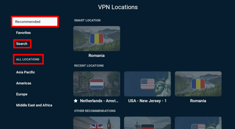 ExpressVPN switch VPN servers 