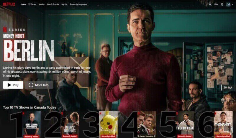 Proton VPN stream Canadian Netflix