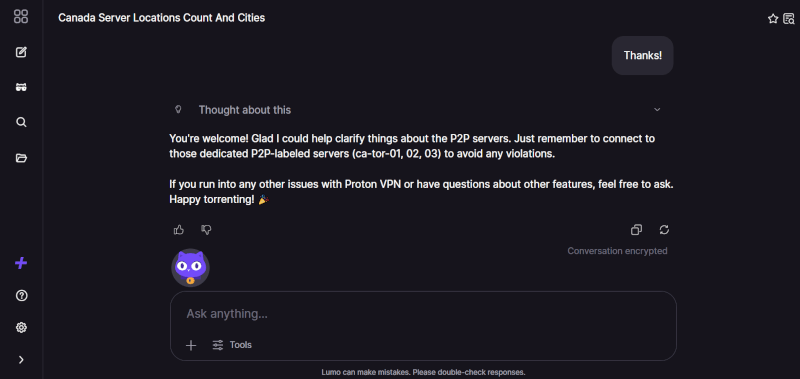 Proton VPN’s Lumo