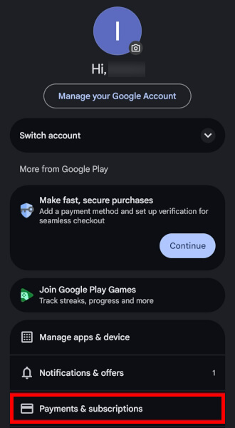 Cancel your Surfshark free trial on Android