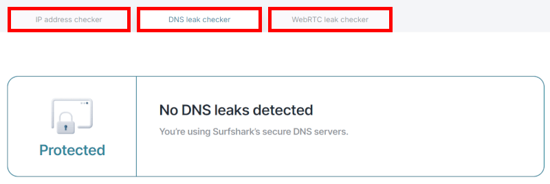 Surfshark check for DNS leaks