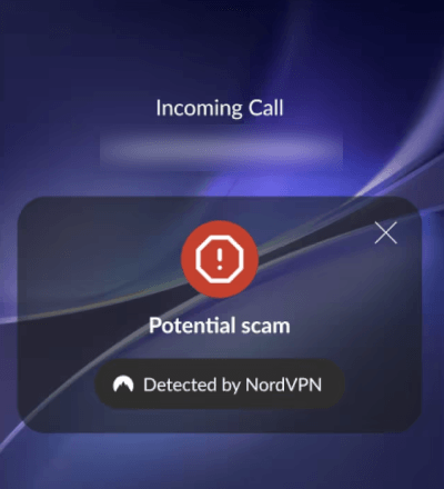 NordVPN scam call protection 2