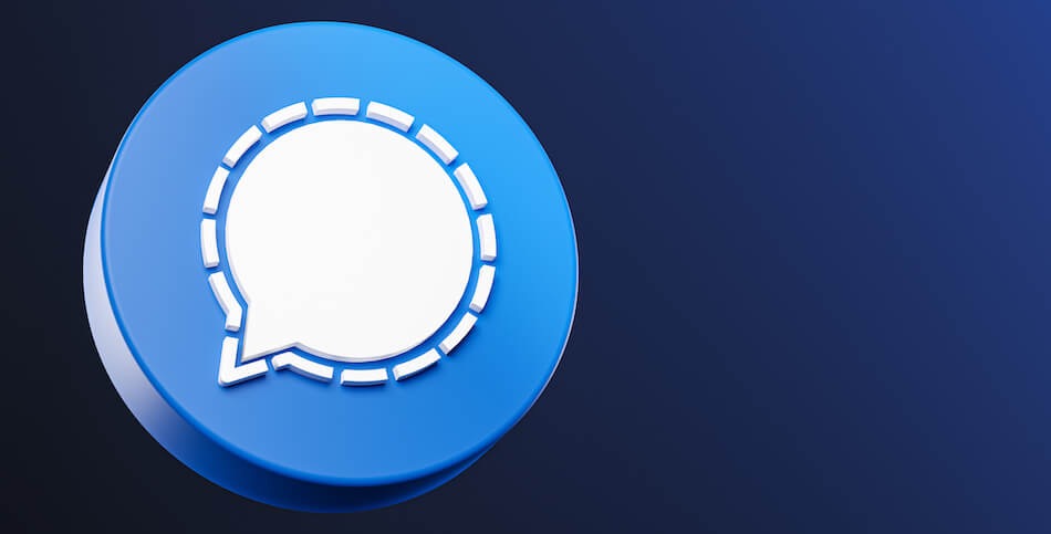 Signal tests account registration without phone number on Android