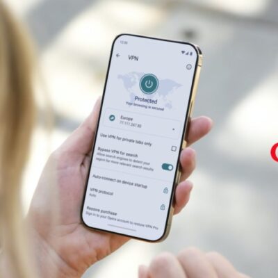 Opera’s free VPN now turns on automatically on public Wi-Fi