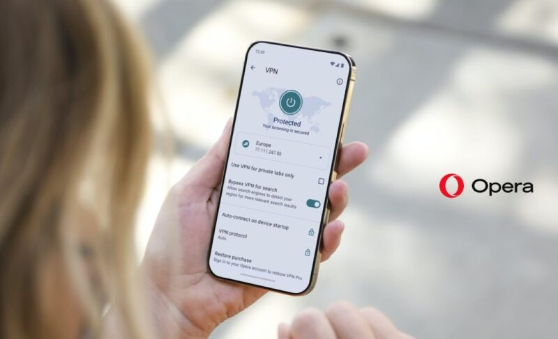 Opera’s free VPN now turns on automatically on public Wi-Fi