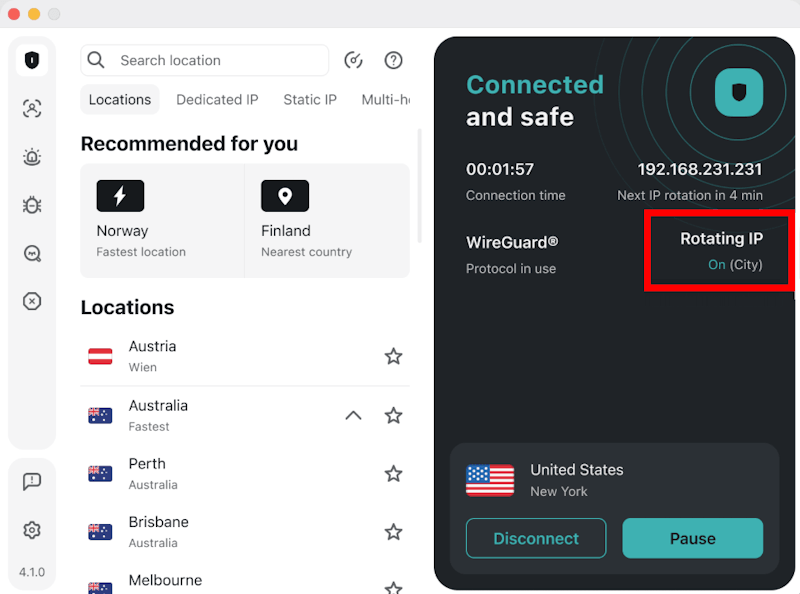 Surfshark VPN IP Rotator